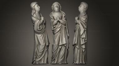 Religious statues La Virgen Dolorosa 3d model